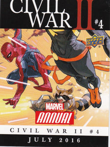 2016 Marvel Annual Civil War II Insert card CW-5