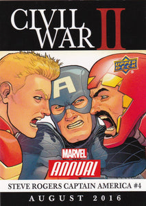 2016 Marvel Annual Civil War II Insert card CW-26