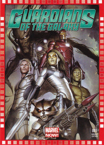 2014 Marvel Now Cutting Edge Covers Variant card 123-AG Guardians of the Galaxy #1