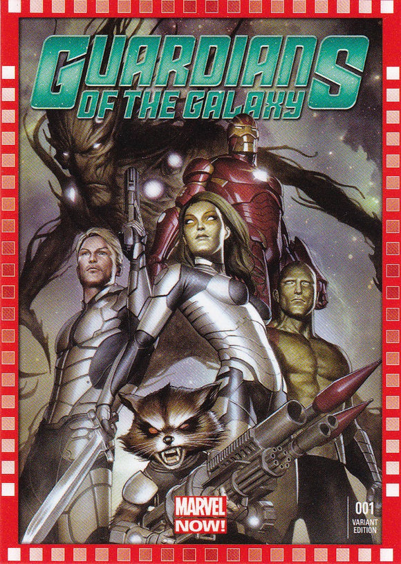 2014 Marvel Now Cutting Edge Covers Variant card 123-AG Guardians of the Galaxy #1