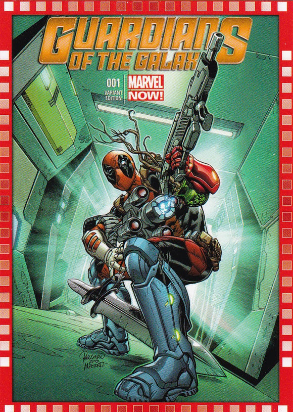 2014 Marvel Now Cutting Edge Covers Variant card 123-DF Guardians of the Galaxy #1