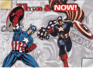 2014 Marvel Now Then & Now Insert card TN-LE Captain America