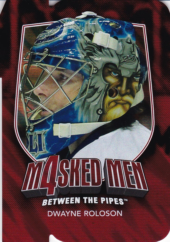 Dwayne Roloson 2011-12 Between The Pipes Masked Men 4 card MM-39 Ruby