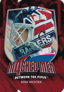 Mike Richter 2011-12 Between The Pipes Masked Men 4 card MM-38 Ruby