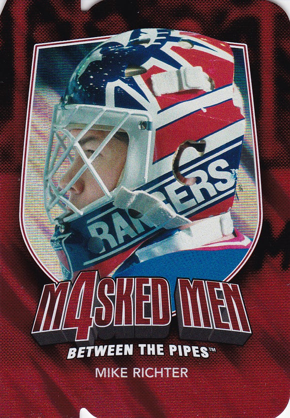 Mike Richter 2011-12 Between The Pipes Masked Men 4 card MM-38 Ruby