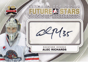 Alec Richards 2011-12 Between The Pipes Autograph card A-AR