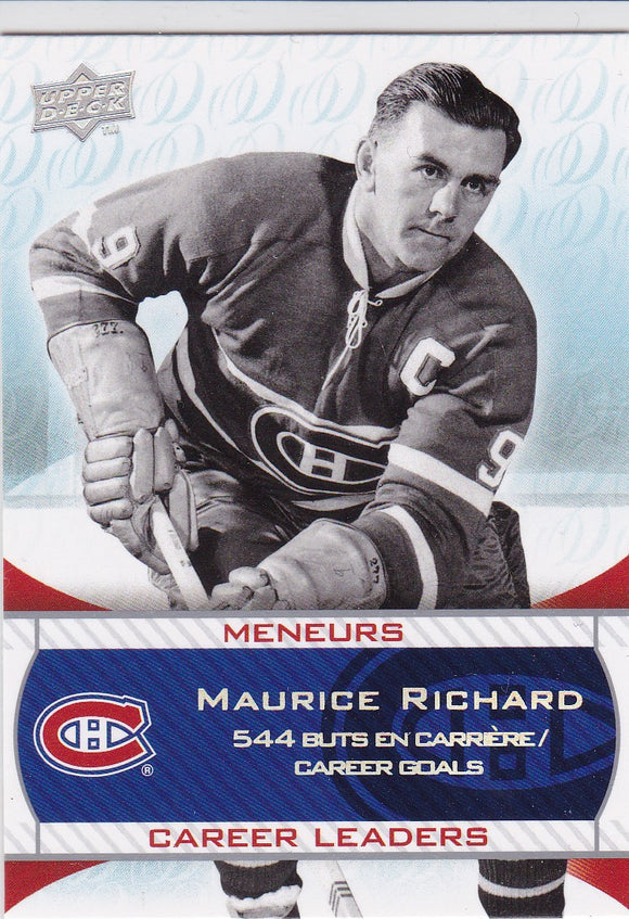 Maurice Richard 2008-09 Upper Deck Montreal Canadiens Centennial card #236