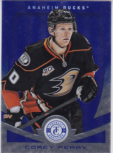 Corey Perry 2013-14 Totally Certified card #130 Blue parallel #d 24/50