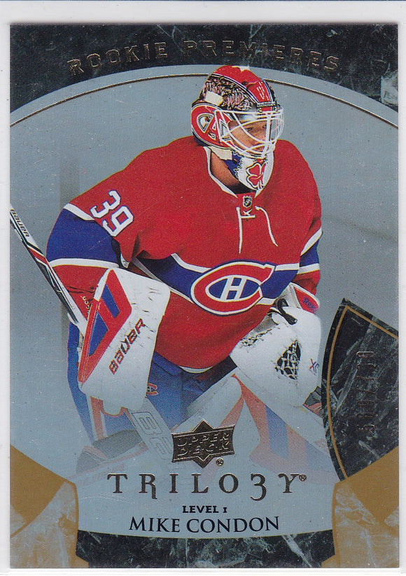 Mike Condon 2015-16 Trilogy Rookie card #210 #d 569/799