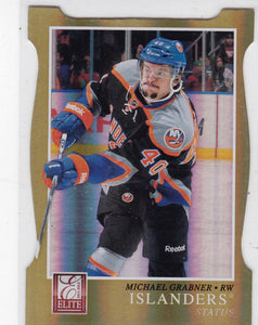 Michael Grabner 2011-12 Panini Elite card #6 Gold parallel #d 36/99