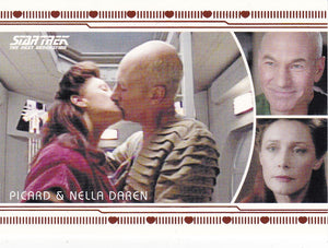 2013 Star Trek Next Generation Heroes and Villains Romance L16 Picard-Nella Daren