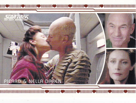2013 Star Trek Next Generation Heroes and Villains Romance L16 Picard-Nella Daren
