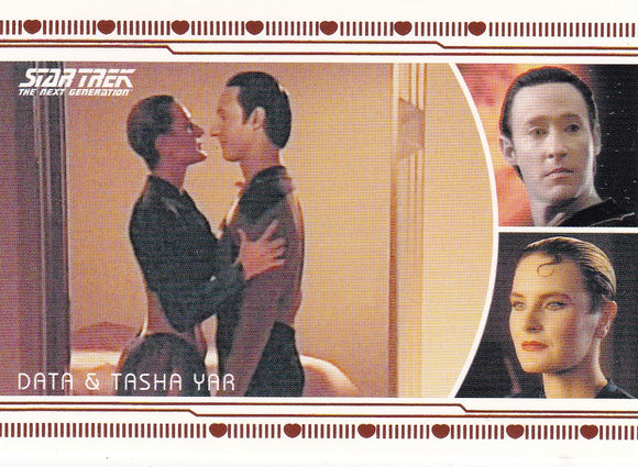 2013 Star Trek Next Generation Heroes and Villains Romance L1 Data-Tasha Yar