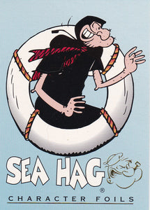 1994 Card Creations Popeye Character Foil card CF 9 of 12 Sea Hag