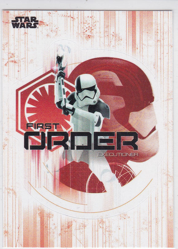 Star Wars The Last Jedi Character Die-Cut Sticker DS-2 Stormtrooper Executioner