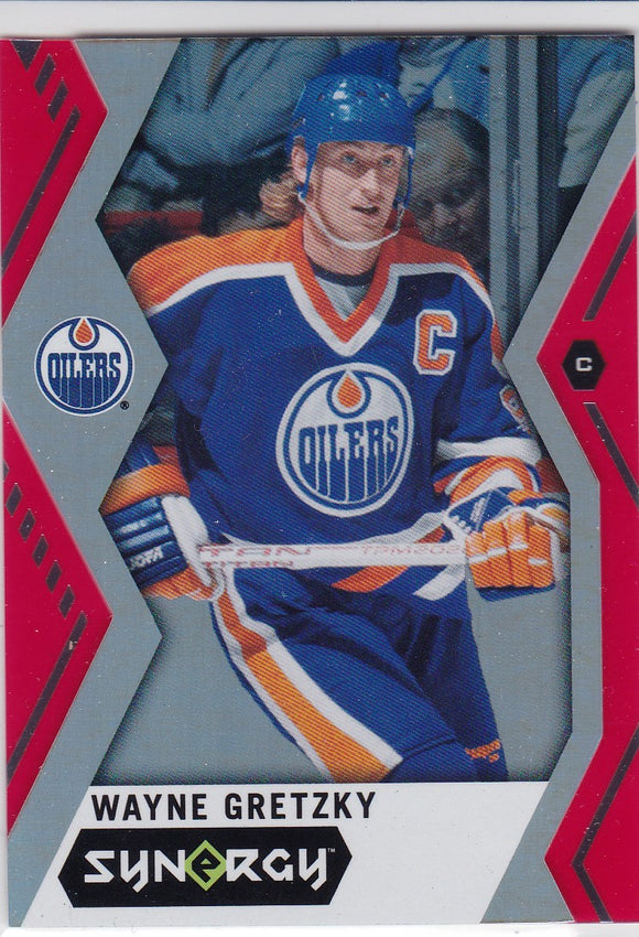 Wayne Gretzky 2017-18 Synergy card #50 Red Parallel