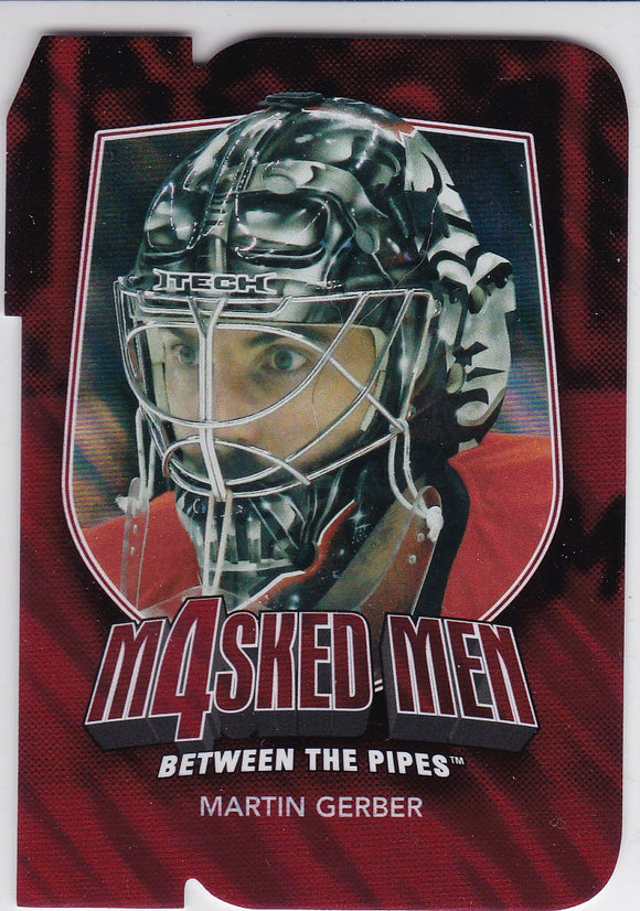 Martin Gerber 2011-12 Between The Pipes Masked Men 4 card MM-20 Ruby