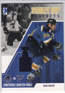 Doug Weight 2003-04 Be A Player Memorabilia Stanley Cup Playoffs Jersey card SCP-3