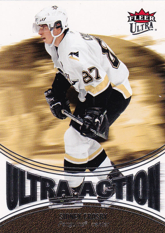 Sidney Crosby 2007-08 Fleer Ultra Action card UA1