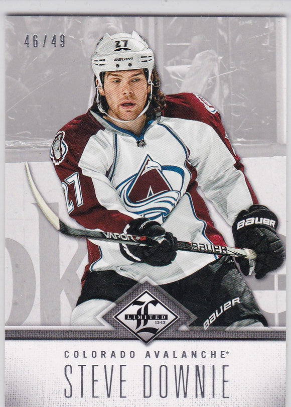Steve Downie 2012-13 Limited card #55 Silver parallel #d 46/49