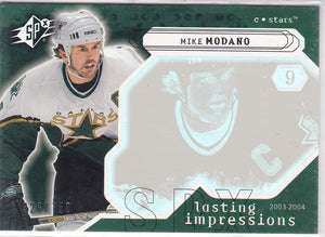 Mike Modano 2003-04 SPX Lasting Impressions card #119 #d 326/750