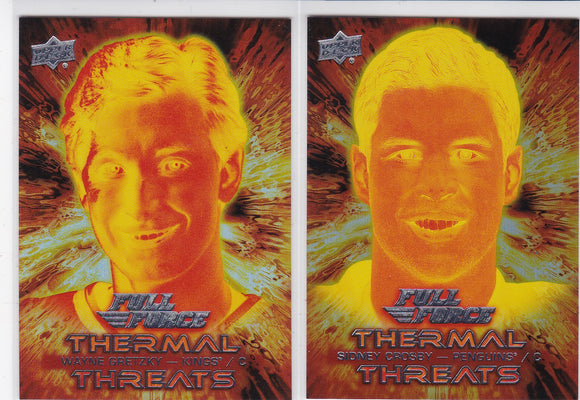 2015-16 Full Force Thermal Threats Insert cards Choose your numbers from the list
