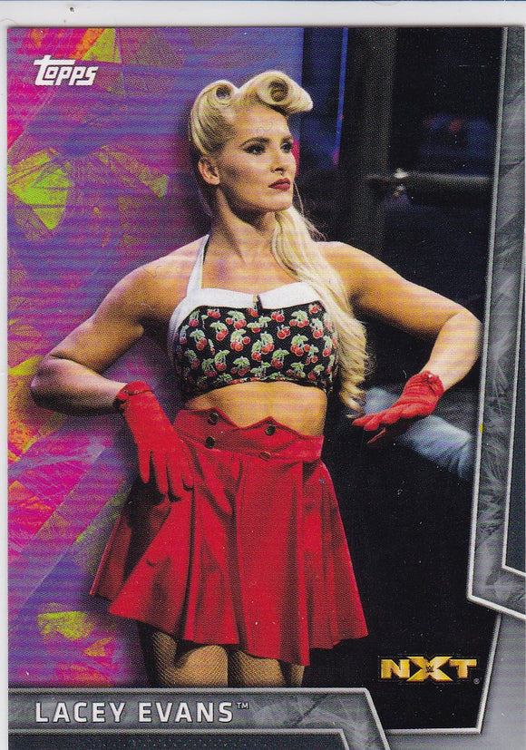 Lacey Evans 2018 Topps WWE Women's Division card #40 Silver #d 45/50