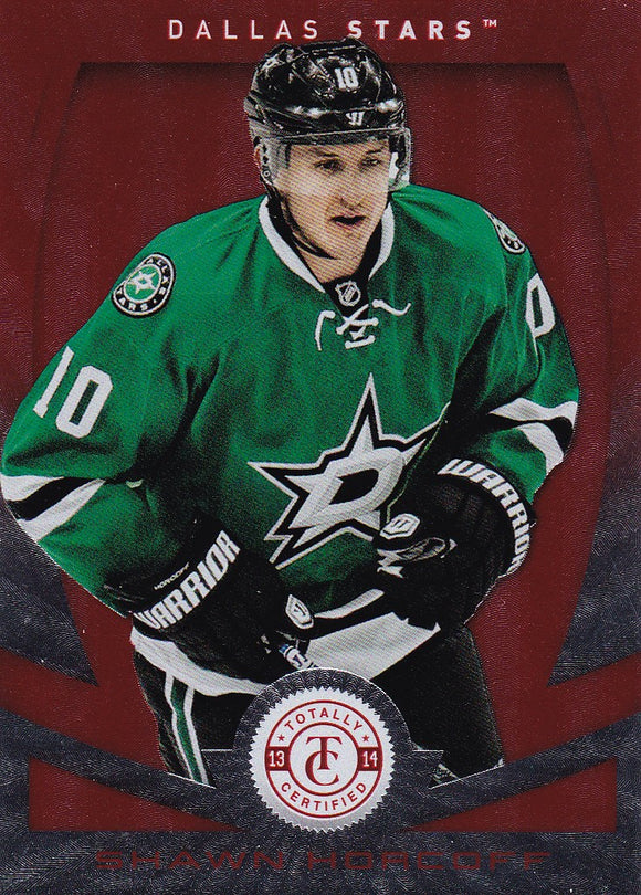 Shawn Horcoff 2013-14 Totally Certified card #139 Red parallel #d 079/100