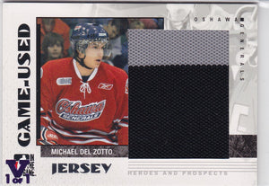 Michael Del Zotto 15-16 Final Vault 2007-08 Heroes and Prospects Jersey GUJ-22 V 1 of 1