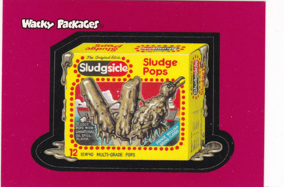 2004 Topps Wacky Packages Stickers Promo Sticker #2 of 3 Sludgsicle