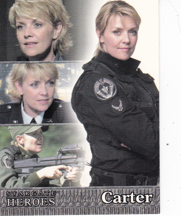 2009 Rittenhouse Stargate Heroes Promo card P2 Carter
