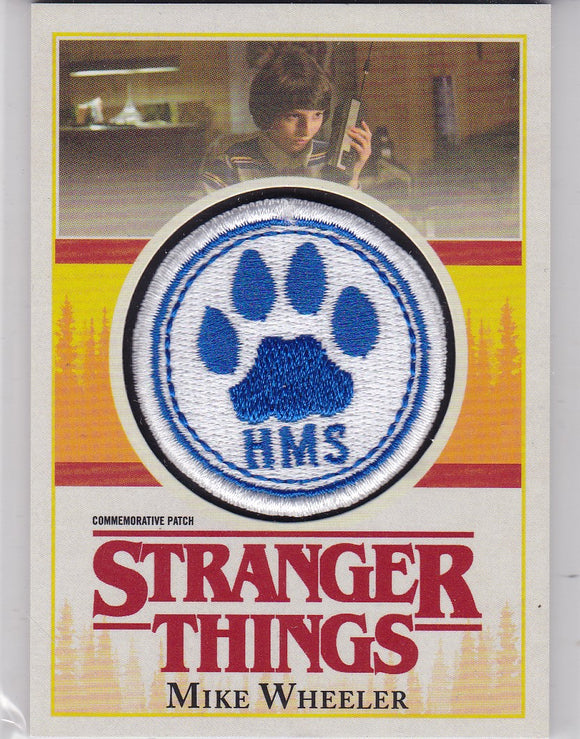 Stranger Things Season 1 Mike Wheeler Commemorative Patch card P-MW