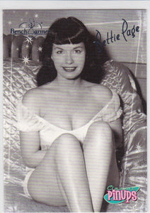 2006 Benchwarmer Bettie Page Pinups card BP-4 of 8