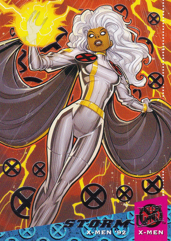 2018 Fleer Ultra X-Men X-Men '92 Silver Foil card #X10 Storm