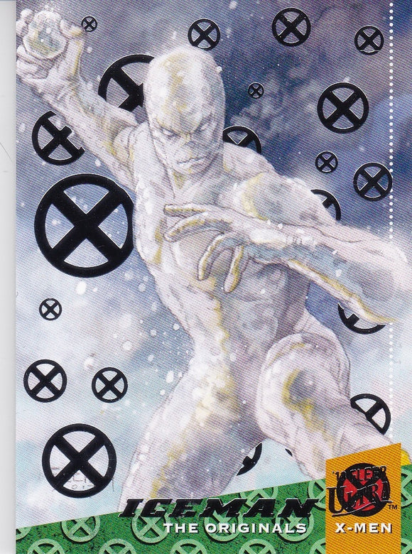 2018 Fleer Ultra X-Men The Originals Silver Foil card #O5 Iceman