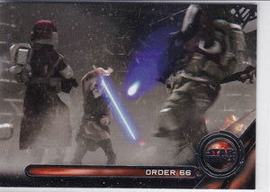 2017 Star Wars Galactic Files Reborn Galactic Moments card #GM-4 Order 66