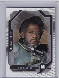 2017 Star Wars Masterwork Hall of Heroes card HH-8 Saw Gerrera