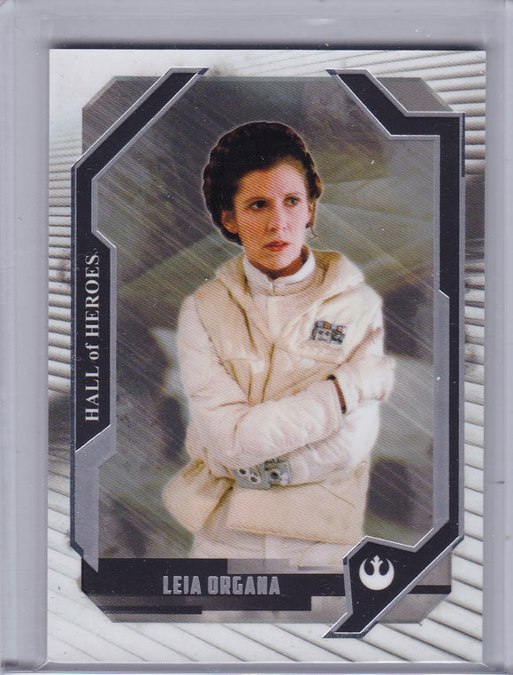 2017 Star Wars Masterwork Hall of Heroes card HH-2 Leia Organa