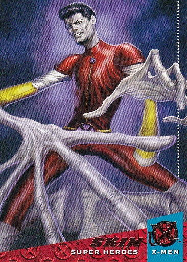 2018 Fleer Ultra X-Men base card #18 Skin