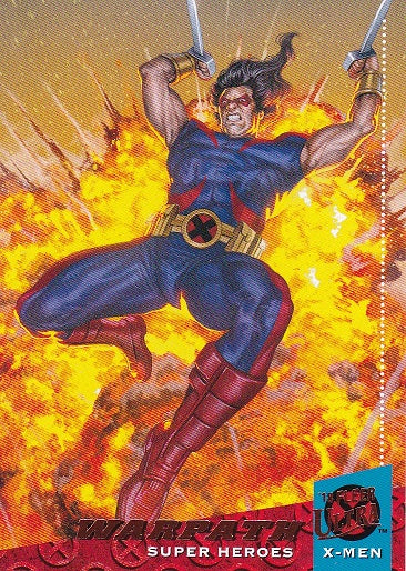 2018 Fleer Ultra X-Men base card #34 Warpath