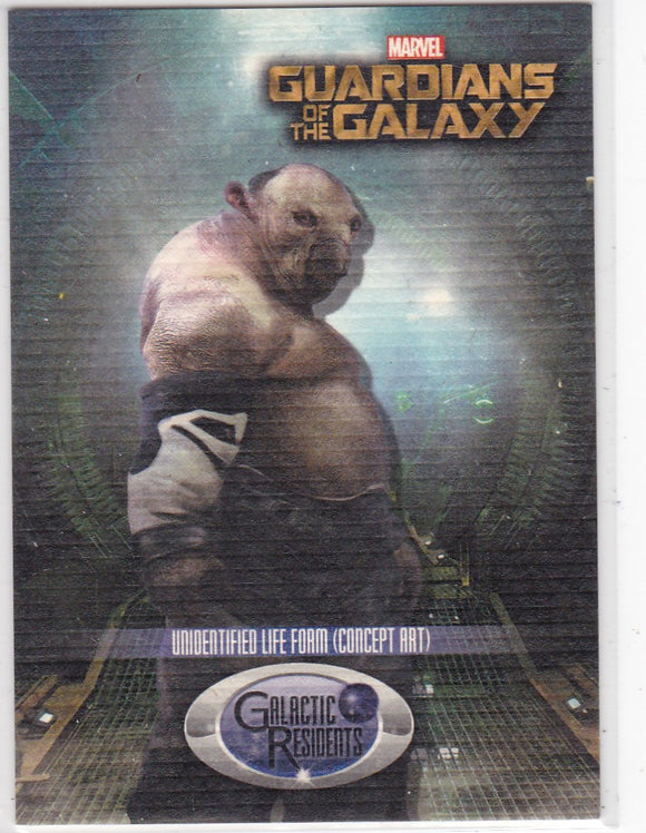 2014 Upper Deck Guardians Of The Galaxy - Galaxy Residents card GR-11 Unidentified