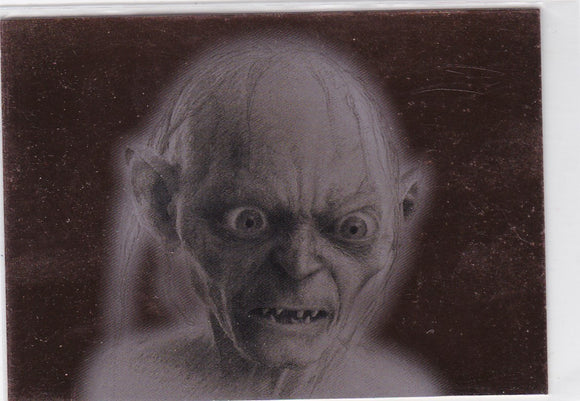 Lord Of The Rings Masterpieces II Bronze Foil Art card 8 of 9 Gollum
