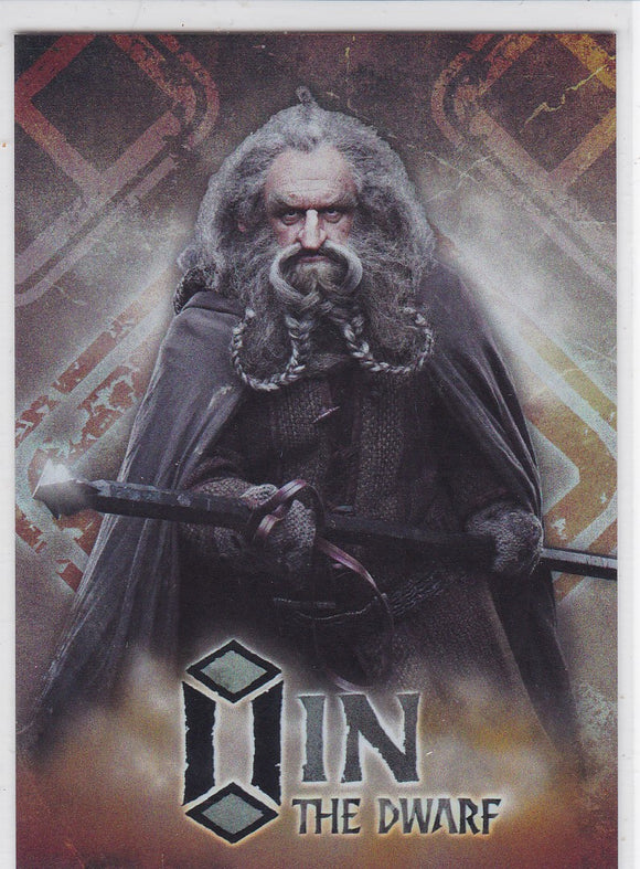 The Hobbit An Unexpected Journey Foil Character Biography card CB-11 Oin