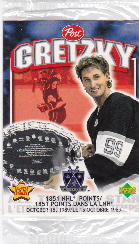 1999-00 Post Cereal Wayne Gretzky Moment card #4 of 7