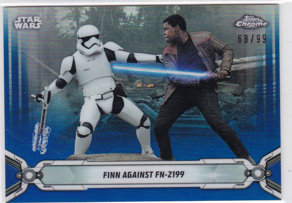 Star Wars Chrome Legacy card #165 Blue Refractor #d 68/99