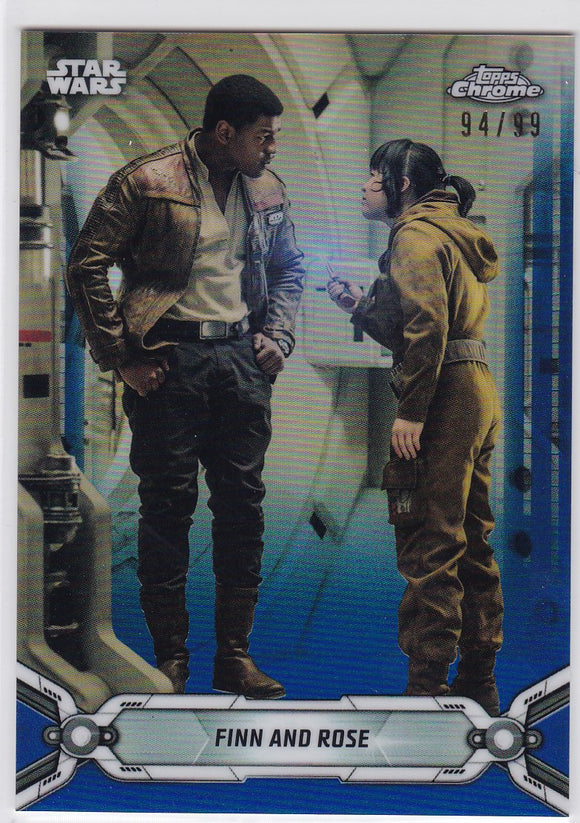 Star Wars Chrome Legacy card #183 Blue Refractor #d 94/99