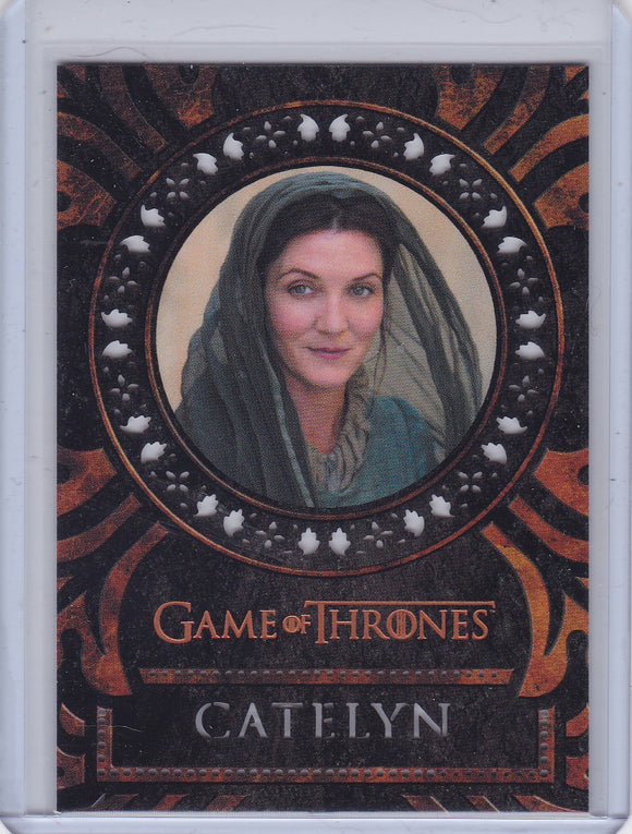 Game Of Thrones Inflexions Laser Die Cut card L30 Catelyn