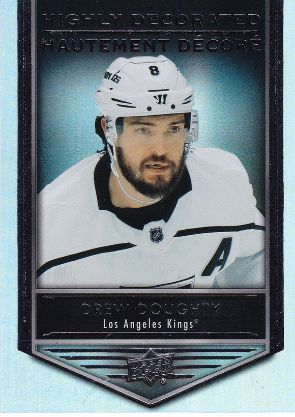 Drew Doughty 2019-20 Tim Hortons Highly Decorated card HD-6