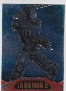 2010 Upper Deck Iron Man 2 Embossed Armored card AC6