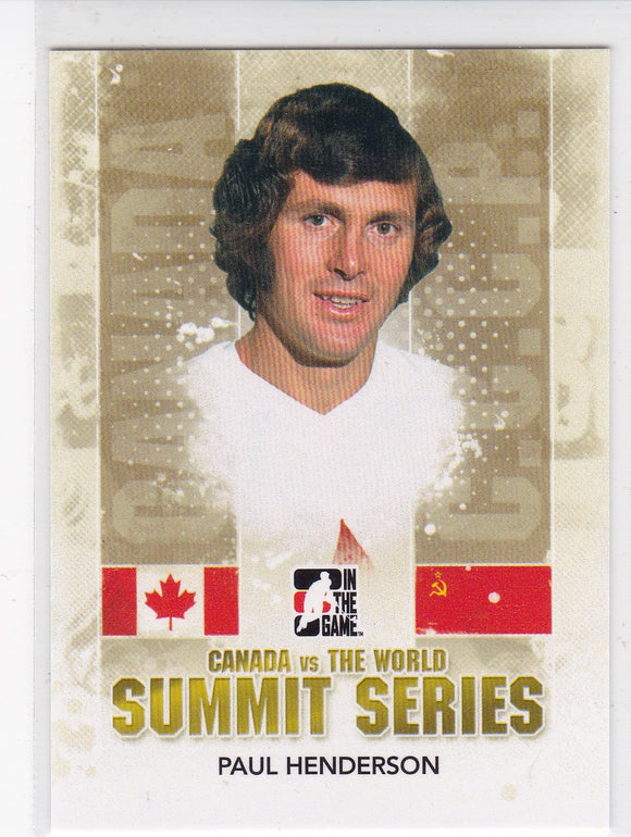 Paul Henderson 2011-12 ITG Canada vs The World Summit Series card SS-01